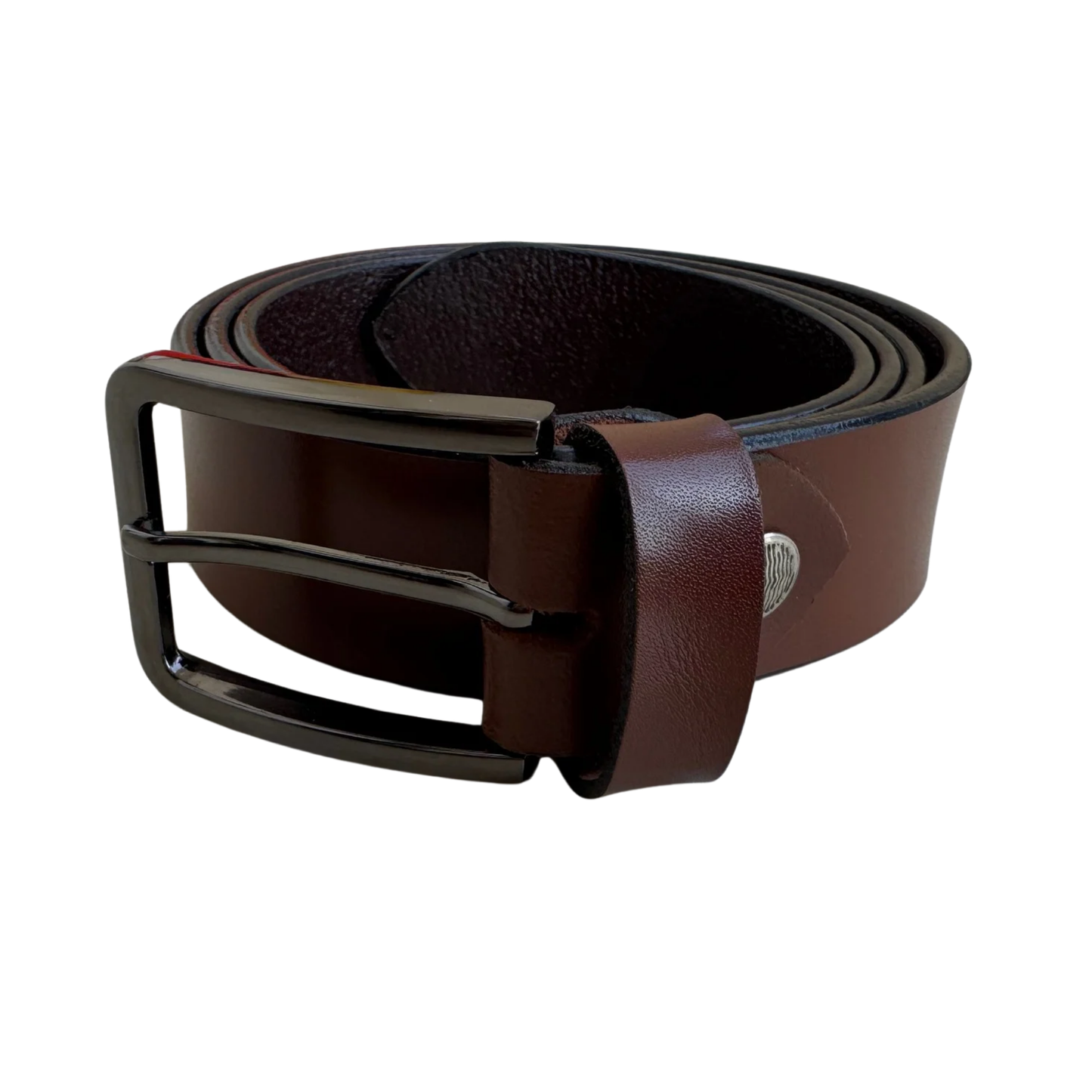 Wrinkle-Free Reversible Leather Belt (Black & Brown)