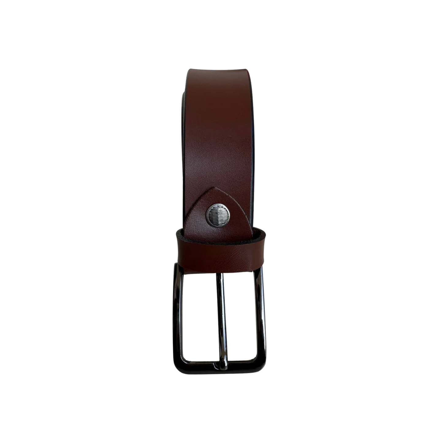 Wrinkle-Free Reversible Leather Belt (Black & Brown)