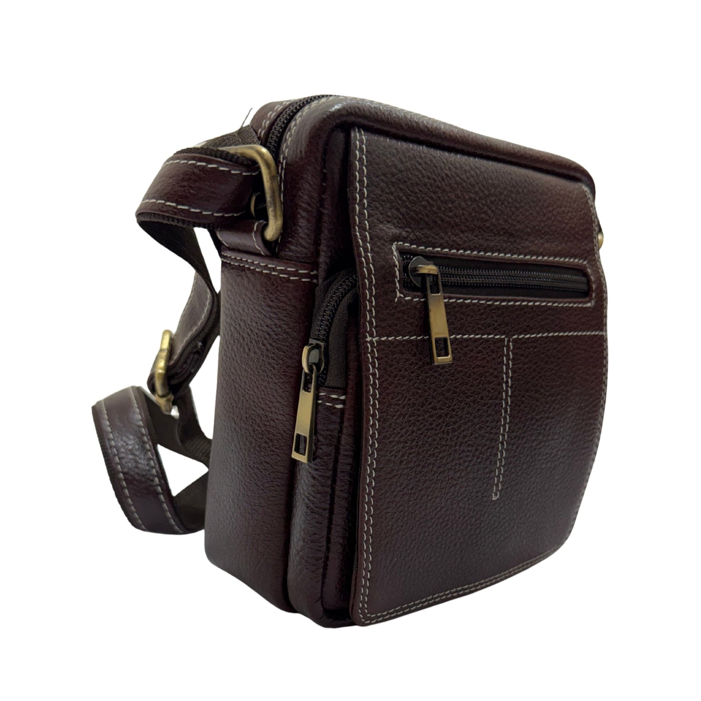 Brown Leather Sling Bag – Small Size