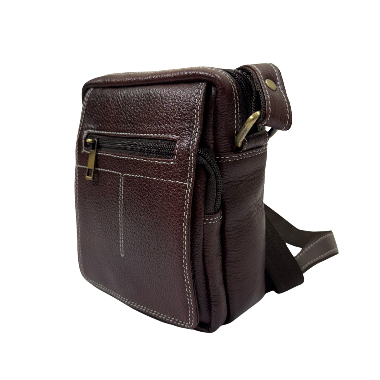 Brown Leather Sling Bag – Small Size