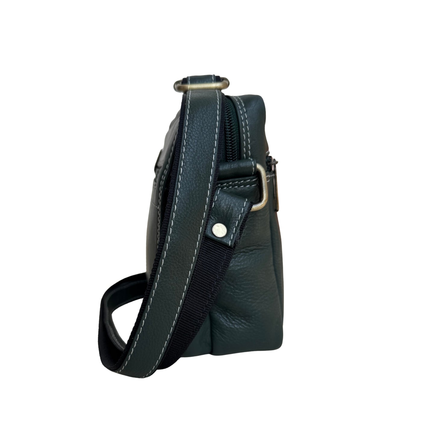 Green Leather Sling Bag – Small Size