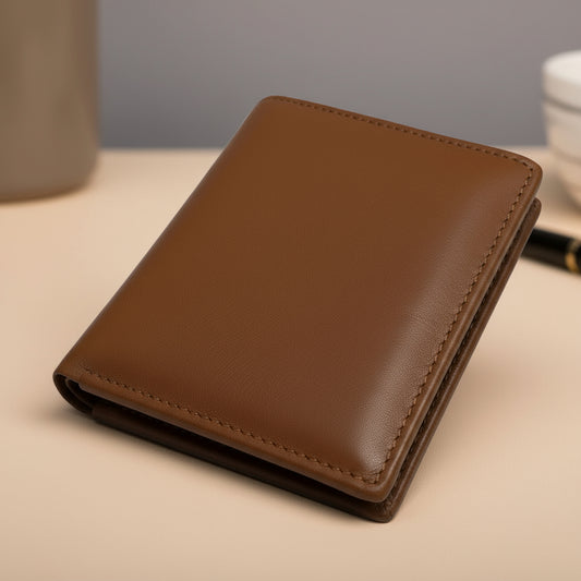 Light Tan Leather Wallet